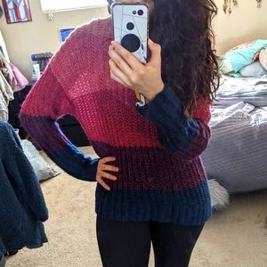 AEO color gradient sweater